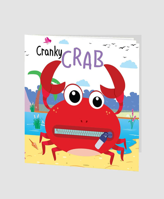 Cranky Crab Zip Book