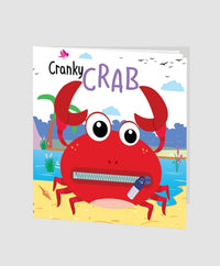 Cranky Crab Zip Book