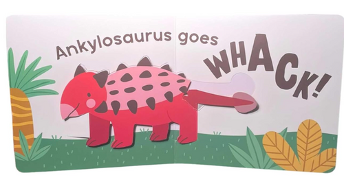 Dino Pop-Up Interactive Book — sample page