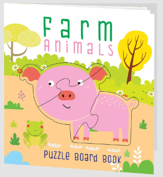 Farm Animals Puzzle Board Book