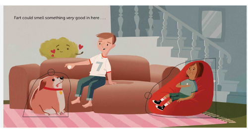 Fart's Favourite Smells - Lift the Flap — sample page